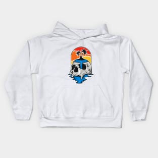 Tropical Skull Island Kids Hoodie